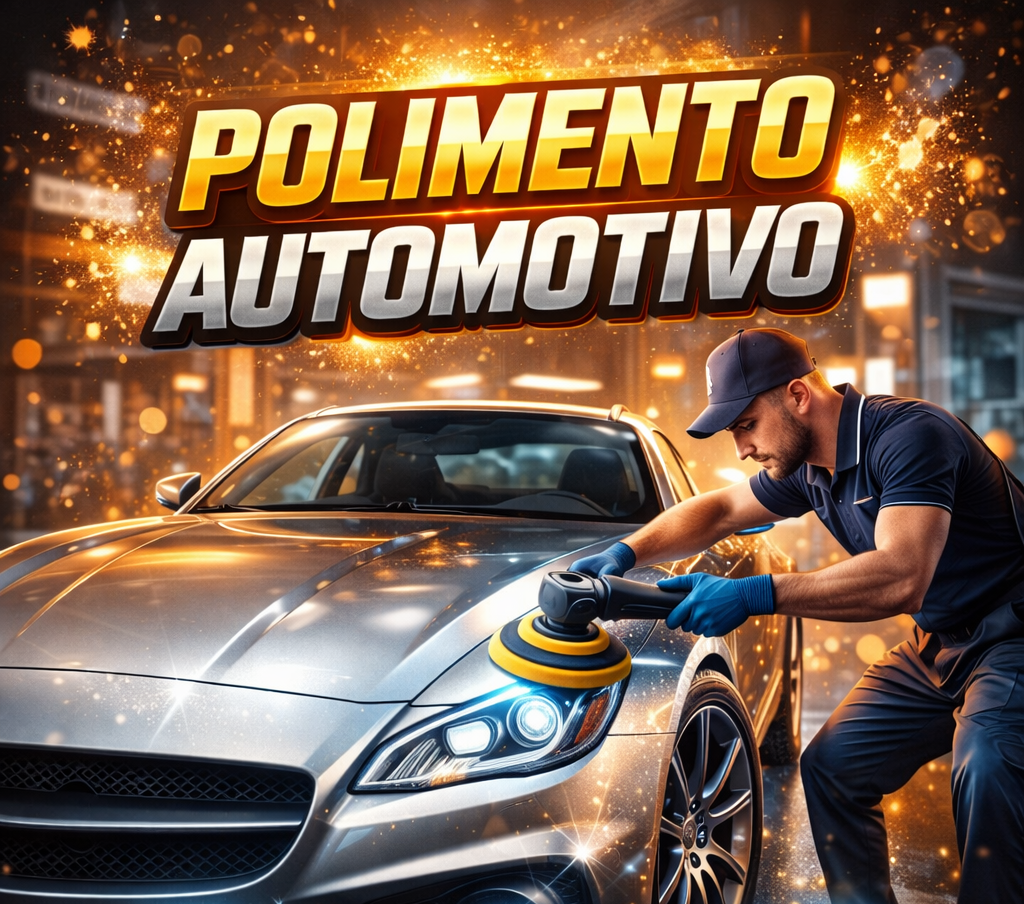 Polimento automotivo de alto brilho