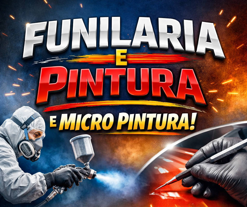 Funilaria e pintura de qualidade e micro pintura 